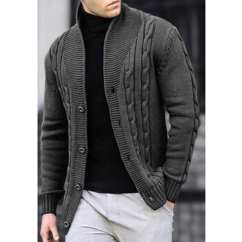 Men's Autumn Winter Sweater Coat