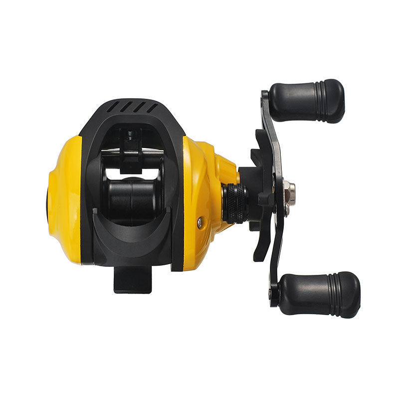 Small Yellow Water Drop Wheel Luya Wheel Fishing Reel Lei Qiang Hit Black Micro-object Modification Wheel