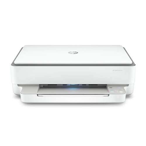 HP ENVY 6055e Wireless Color Inkjet Printer, Print, scan, copy, Easy setup, Mobile printing, Best-for-home, Instant Ink with HP+ (3 months included),white