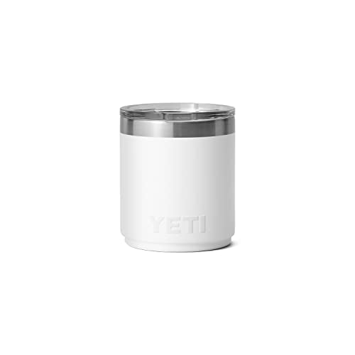 YETI Rambler 10 oz Stackable Lowball 2.0, Vacuum Insulated, Stainless Steel with MagSlider Lid, Charcoal