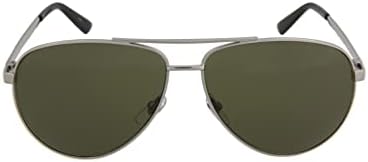 Gucci Aviator Sunglasses Ruthenium Ruthenium Green Luxury Eyewear Made In Italy Metal Frame Designer Fashion for Everyday Luxury