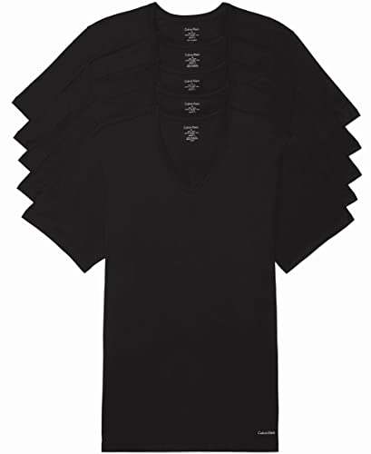 Calvin Klein Men's Cotton Classic 5-Pack Slim Undershirts