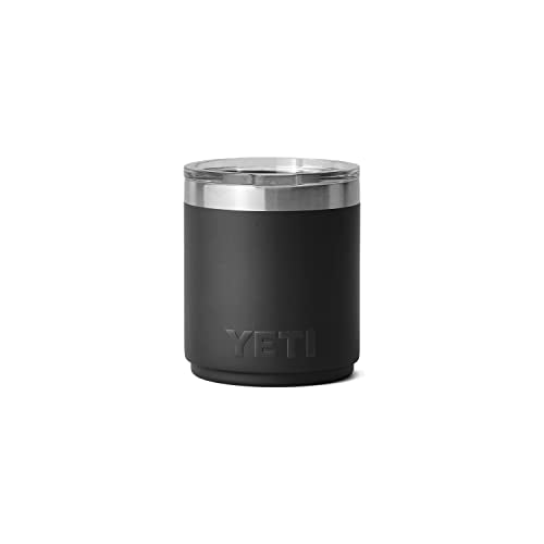 YETI Rambler 10 oz Stackable Lowball 2.0, Vacuum Insulated, Stainless Steel with MagSlider Lid, Charcoal