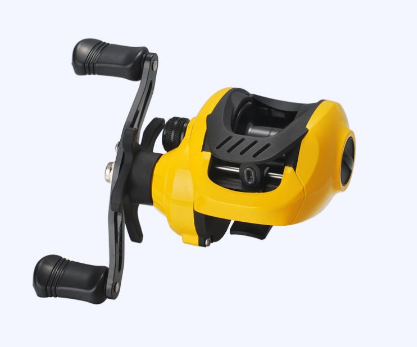 Small Yellow Water Drop Wheel Luya Wheel Fishing Reel Lei Qiang Hit Black Micro-object Modification Wheel