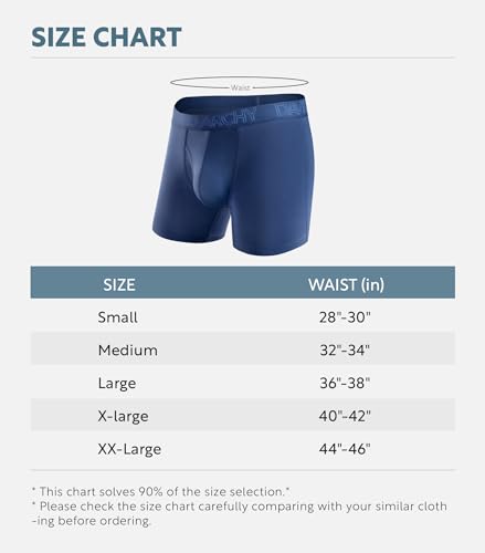 DAVID ARCHY Mens Underwear Boxer Briefs Breathable Soft Moisture-Wicking with Fly Underwear for Men Multipack