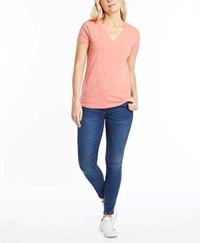 Nautica Women's Easy Comfort V-Neck Supersoft Stretch Cotton T-Shirt