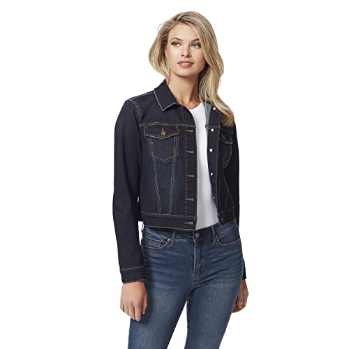 Jessica Simpson Women's Pixie Classic Feminine Fit Crop Jean Jacket