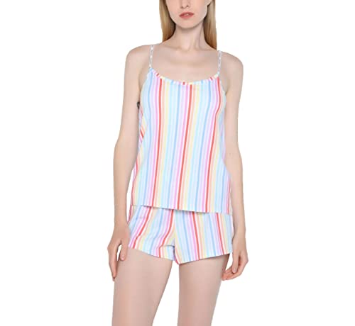 Calvin Klein Women's Carousel Logo Camisole & Shorts Pajama 2-Piece Set