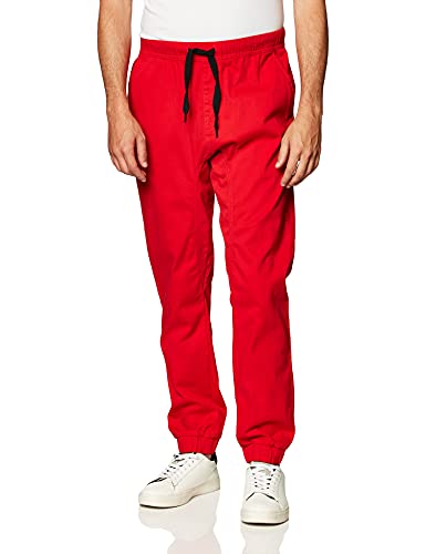 Southpole Men's Basic Stretch Twill Jogger Pants-Reg and Big & Tall Sizes