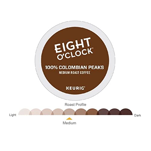 Eight O'Clock Coffee The Original Keurig Single-Serve K-Cup Pods, Medium Roast Coffee, 96 Count (4 Packs of 24)