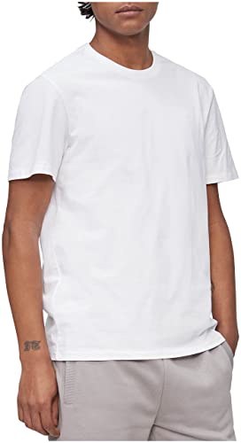 Calvin Klein Men's Smooth Cotton Solid Crewneck T-Shirt