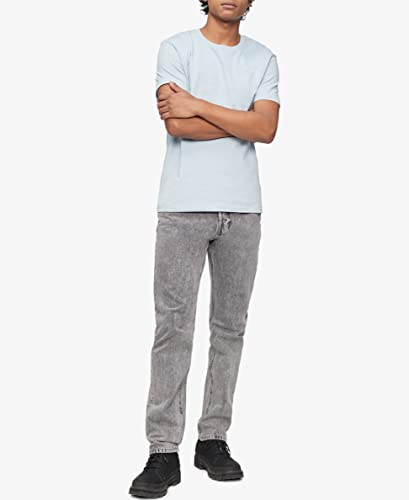 Calvin Klein Men's Smooth Cotton Solid Crewneck T-Shirt