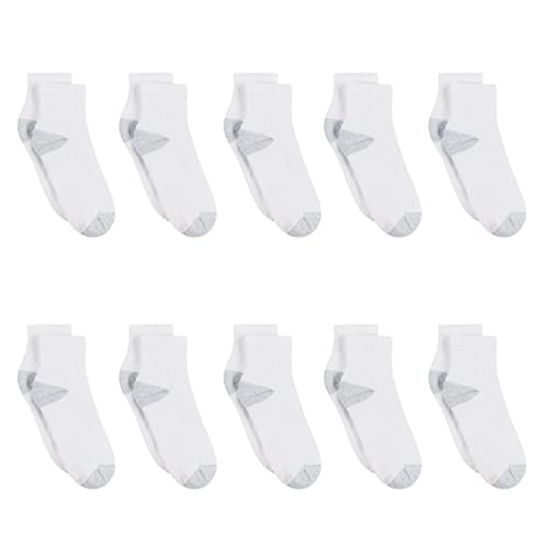 Hanes womens Value, Ankle Soft Moisture-wicking Socks, Available in 10 and 14-packs