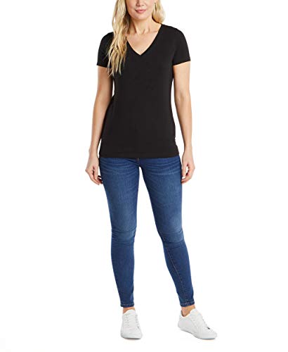 Nautica Women's Easy Comfort V-Neck Supersoft Stretch Cotton T-Shirt