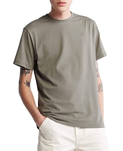 Calvin Klein Men's Smooth Cotton Solid Crewneck T-Shirt