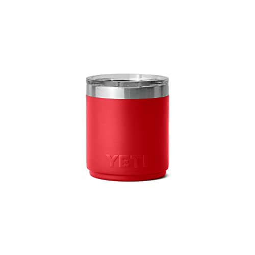 YETI Rambler 10 oz Stackable Lowball 2.0, Vacuum Insulated, Stainless Steel with MagSlider Lid, Charcoal