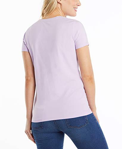 Nautica Women's Easy Comfort V-Neck Supersoft Stretch Cotton T-Shirt