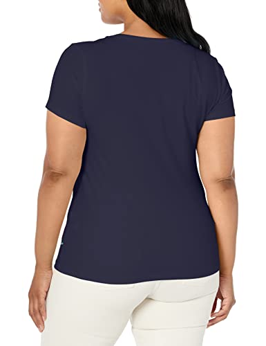 Nautica Women's Easy Comfort V-Neck Supersoft Stretch Cotton T-Shirt