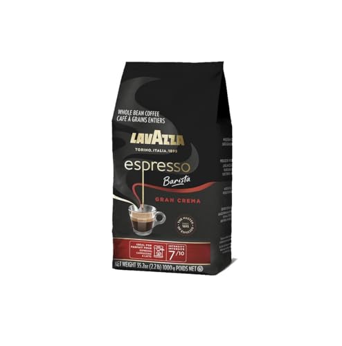 Lavazza Espresso Barista Gran Crema Whole Bean Coffee Blend, Medium Espresso Roast, Oz Bag (Packaging May Vary) - 2.2 LB, 35.2 Ounce