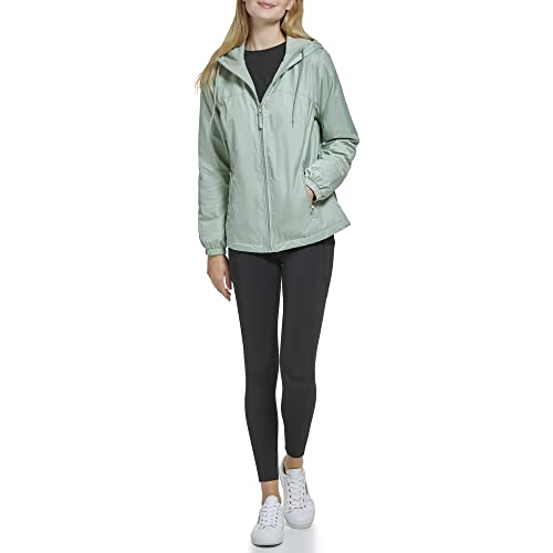 Calvin Klein Womens Zip Front Windbreaker