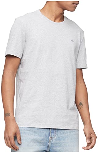 Calvin Klein Men's Smooth Cotton Solid Crewneck T-Shirt