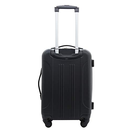 Travelers Club Chicago Hardside Expandable Spinner Luggages, Black, 20" Carry-On