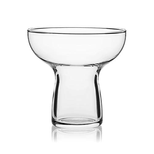 Libbey Stemless Margarita Glasses Set of 6, Modern Margarita Glasses, Lightweight, Unique Bar Glasses, Lead-Free Margarita Set, 10.25 ounces