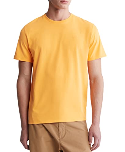 Calvin Klein Men's Smooth Cotton Solid Crewneck T-Shirt