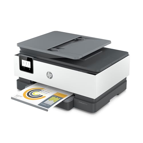 HP OfficeJet 8015e Wireless Color All-in-One Printer with 3 months of ink included