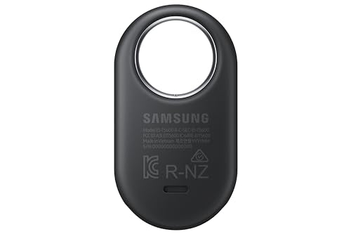 SAMSUNG Galaxy SmartTag2, Bluetooth Tracker, Smart Tag GPS Locator Tracking Device, Item Finder for Keys, Wallet, Luggage, Pets, Use w/ Phones and Tablets Android 11 or Later, 2023, 1 Pack, Black