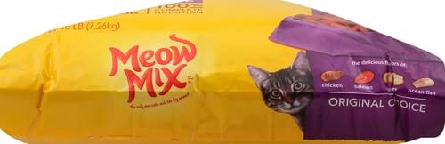 Meow Mix Original Choice Dry Cat Food, 6.3 Pound Bag