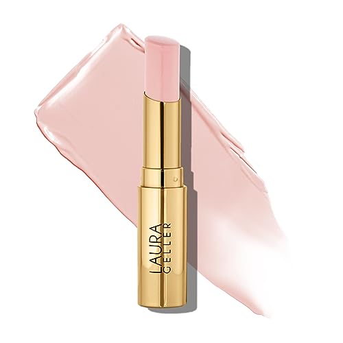 LAURA GELLER NEW YORK Jelly Balm Moisturizing Tinted Lip Balm - In the Buff - Hydrating Vitamin E - Semi-Shine Finish