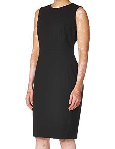 Calvin Klein Women's Sleeveless Scuba Sheath Dress With Princess Seam