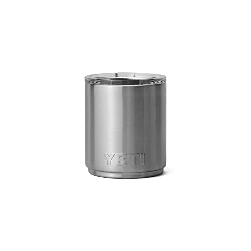 YETI Rambler 10 oz Stackable Lowball 2.0, Vacuum Insulated, Stainless Steel with MagSlider Lid, Charcoal