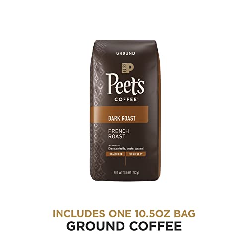 Peet's Coffee, Dark Roast Ground Coffee - Major Dickason's Blend 18 Ounce Bag