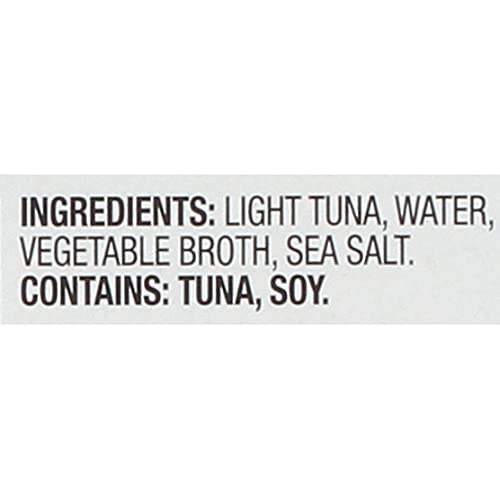 Bumble Bee Chunk Light Tuna In Water, 5 oz Cans (Pack of 24) - Wild Caught - 22g Protein Per Serving - Non-GMO Project Verified, Gluten Free, Kosher - Great For Tuna Salad & Recipes