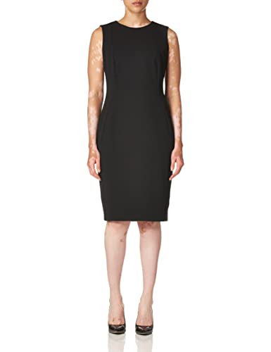 Calvin Klein Women's Sleeveless Scuba Sheath Dress With Princess Seam