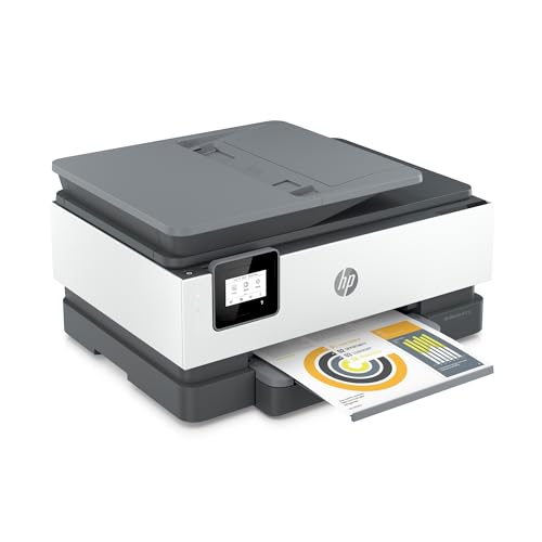 HP OfficeJet 8015e Wireless Color All-in-One Printer with 3 months of ink included