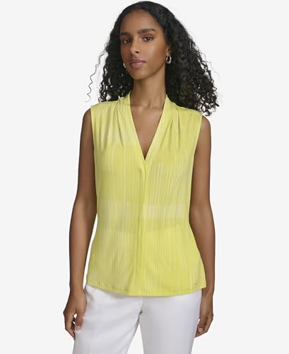 Calvin Klein Women's Pleat Neck Sleeveless Cami