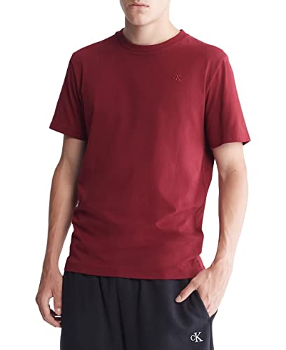 Calvin Klein Men's Smooth Cotton Solid Crewneck T-Shirt