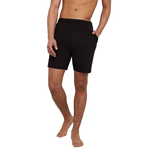 Hanes Men's Athletic Shorts, Favorite Cotton Jersey Shorts, Pull-On Knit Shorts with Pockets, Knit Gym Shorts, 7.5" Inseam