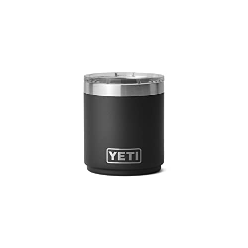 YETI Rambler 10 oz Stackable Lowball 2.0, Vacuum Insulated, Stainless Steel with MagSlider Lid, Charcoal