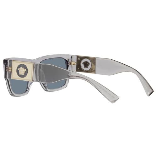 Versace Man Sunglasses Black Frame, Dark Grey Lenses, 56MM