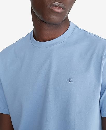 Calvin Klein Men's Smooth Cotton Solid Crewneck T-Shirt