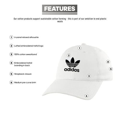 adidas Originals Men's Relaxed Fit Strapback Hat