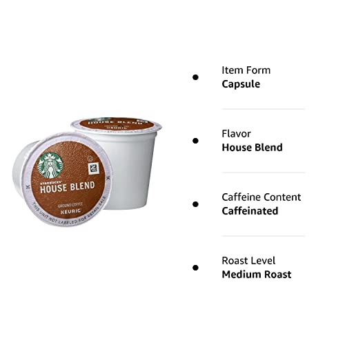 Starbucks K-Cup Coffee Pods—Medium Roast Coffee—Pike Place Roast for Keurig Brewers—100% Arabica—4 boxes (96 pods total)