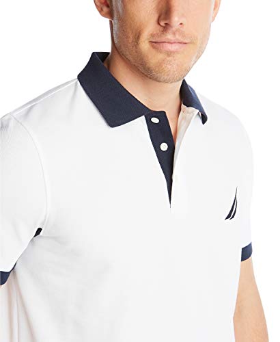 Nautica Men's Classic Fit Short Sleeve Performance Pique Polo Shirt