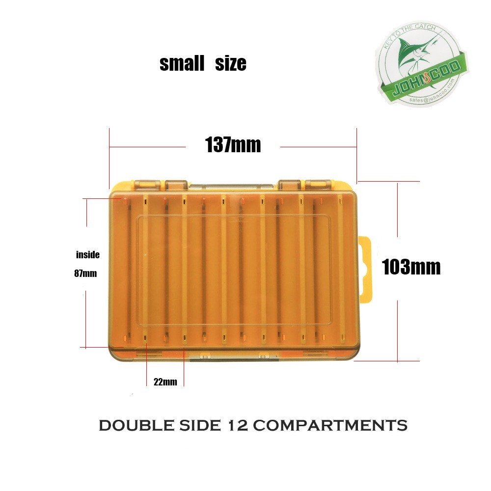 Double-sided Double-layer Tool Hard Bait Box Storage