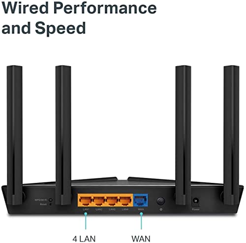 TP-Link AC1200 WiFi Router (Archer A54) - Dual Band Wireless Internet Router, 4 x 10/100 Mbps Fast Ethernet Ports, Supports Guest WiFi, Access Point Mode, IPv6 and Parental Controls