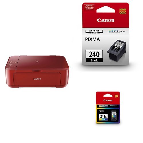 Canon Pixma MG3620 Wireless All-In-One Color Inkjet Printer with Mobile and Tablet Printing, Black